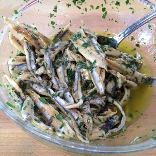 Mi receta de boquerones